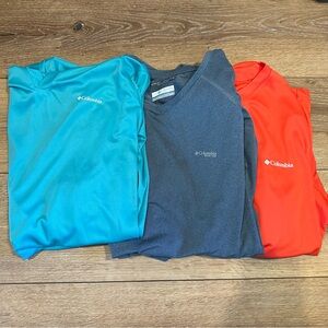 Columbia women’s PFG Omnishade size medium bundle of three long sleeve shirts